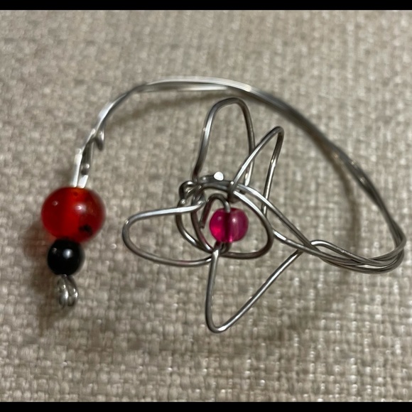 Cuff lady bug bracelet- New - Picture 1 of 5